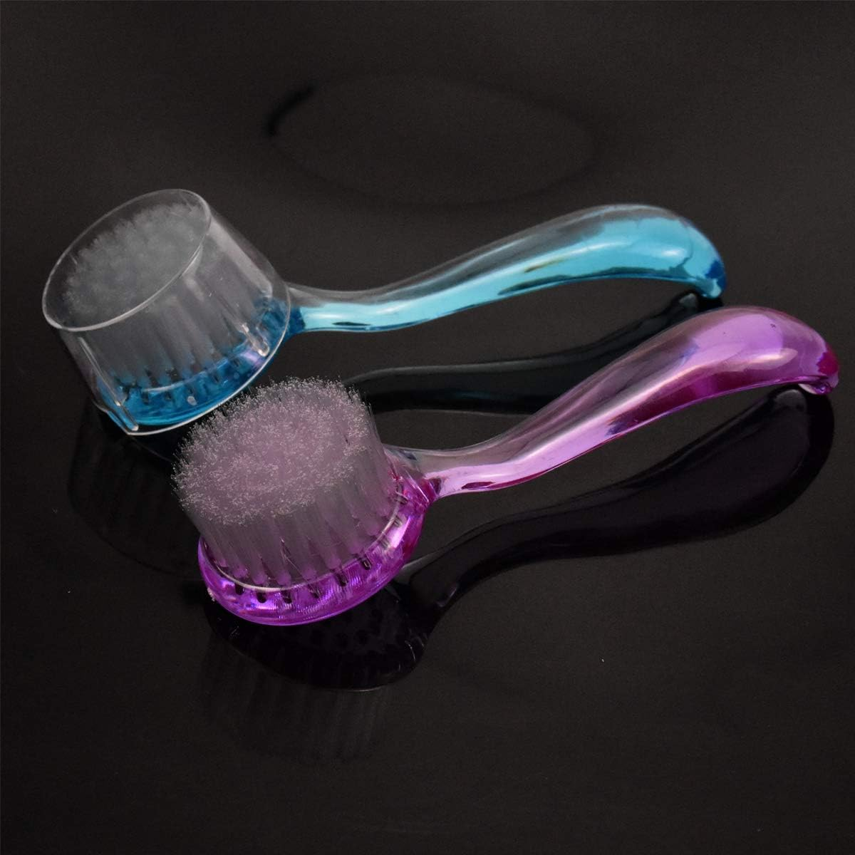 NATUCE 4PCS 13CM Colorful Nail Brush, round Head Nail Hand Scrubbing Cleaning Brush, Fingernail Brush, Handle Nail Brush Hand Scrubbing Cleaning Brush, Nail Brushes, Hand Wash Brushes image number 3