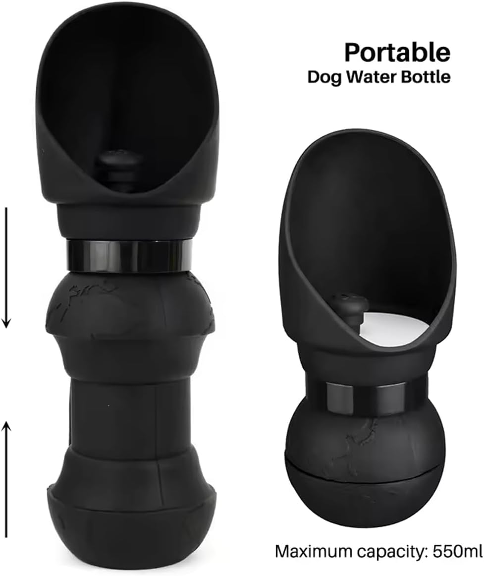 Portable 550Ml Dog Water Bottle | Foldable Pet Travel Water Dispenser | Outdoor Pet Water Kettle with Leak-Proof Design | Compact Dog Drinking Bottle image number 1