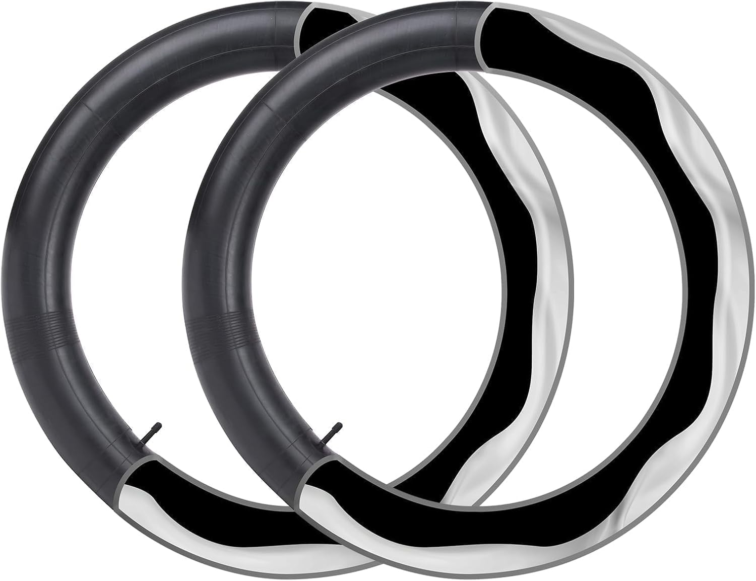 Yunscm 2 Pcs,20 4.0 Tubes,20X4.0/4.5 Self Sealing Tube,Schrader Valve 32Mm,20X4.0/20X4.5 Automatically Repair Inner Tube Replacement for Schrader Valve 20 Inch MTB Bike,Fat Bike image number 1