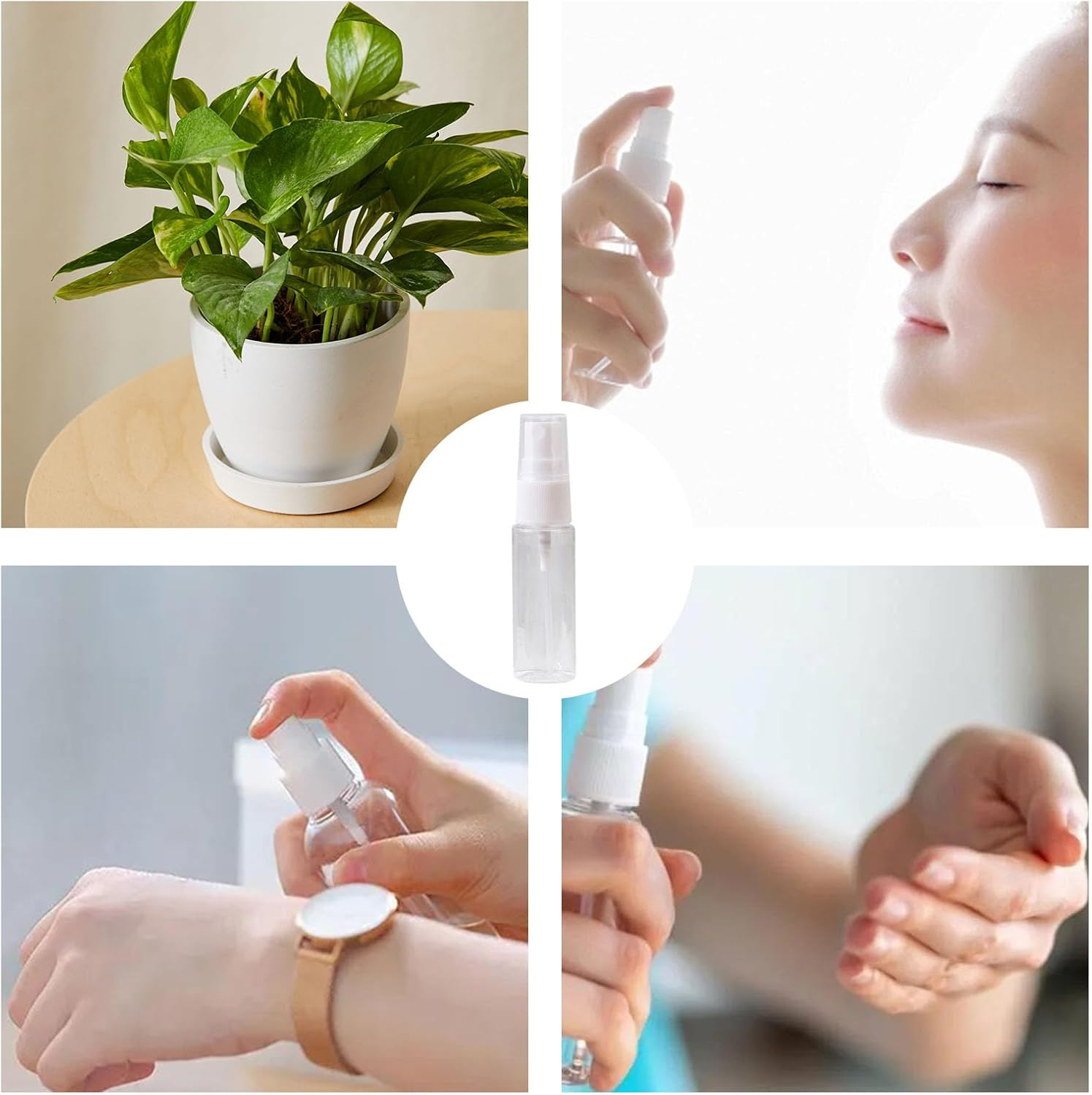 6 X 20 Ml Small Spray Bottles, Atomiser Spray Bottle, Small Spray Bottles for Filling, Perfume Atomiser on the Go, Mini Spray Bottle, Atomiser for Perfumes, Oils, Water, Alcohol and Cosmetics (Mist) image number 3