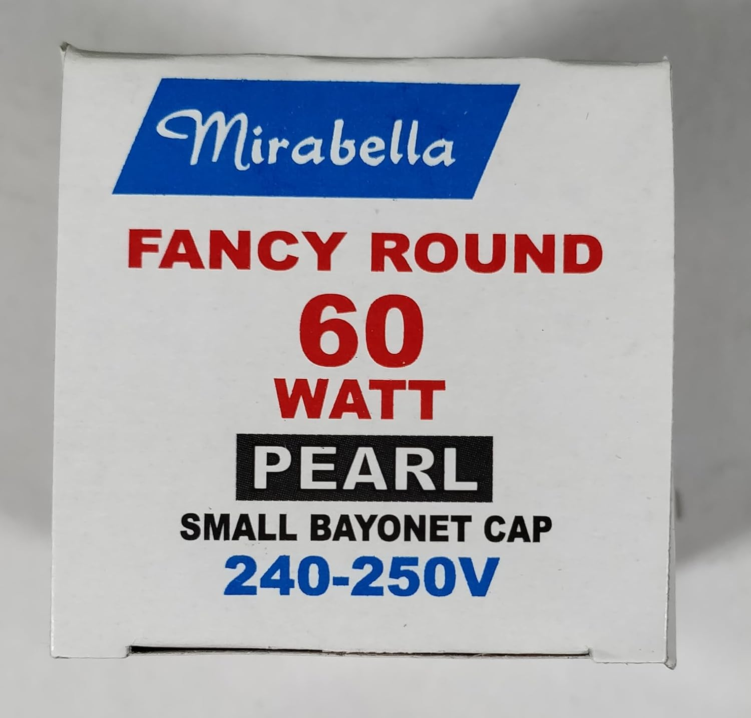 10 X 60W Pearl Fancy round Light Globes Bulbs Lamps B15 Small Bayonet Cap SBC Dimmable image number 1