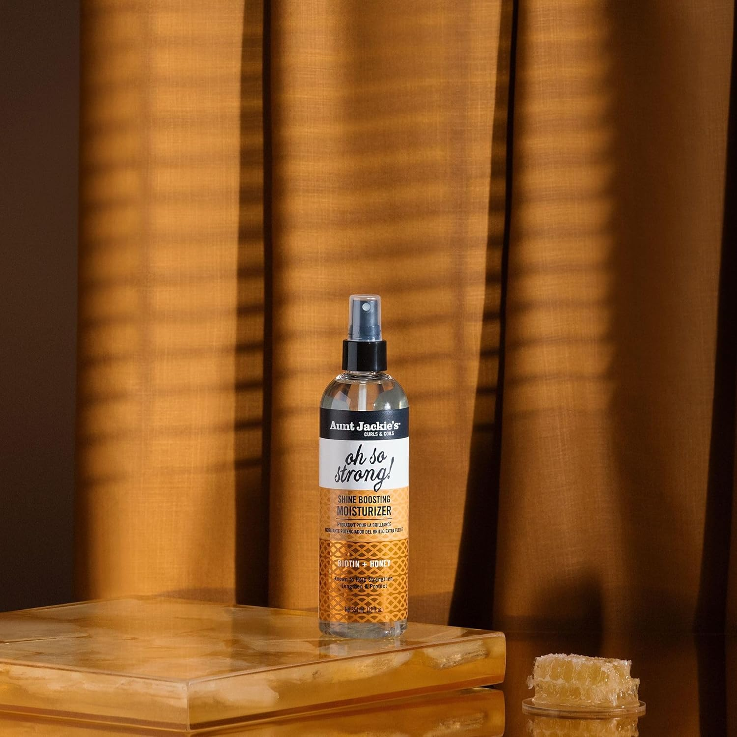 Aunt Jackie'S Oh so Strong Shine Boosting Moisturizer with Biotin and Honey, 354 Ml