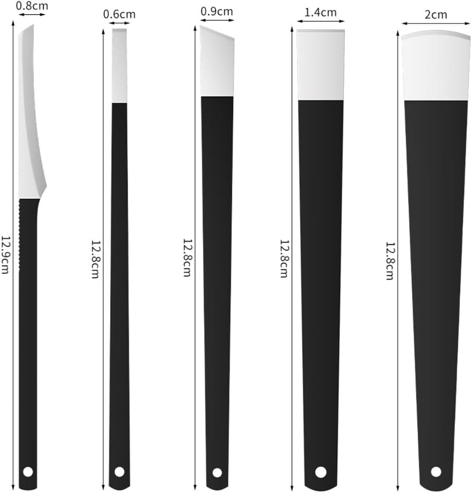 JEYORZY 5 Piece Pedicure Set Foot Care, Stainless Steel Pedicure Knife Kits with Storage Box, Stainless Steel Removal Kit, Manicure Nail File Pedicure Foot Care Tools for Hand Feet image number 2