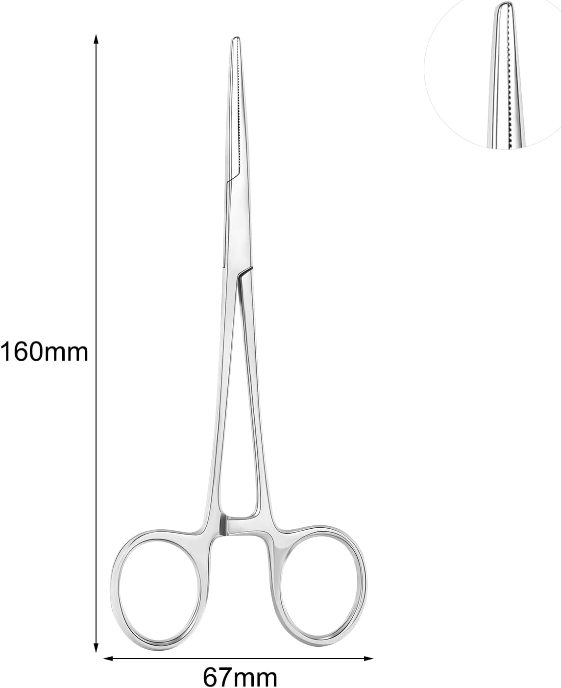 Accgin Piercing Clamps Ear Nose Septum Piercing Piercing Tool for All Piercings 316L Stainless Steel Ear Lip Nose Belly Navel Tongue Body Piercing Kit - 4Pcs Plastics Connecting Pipe image number 4