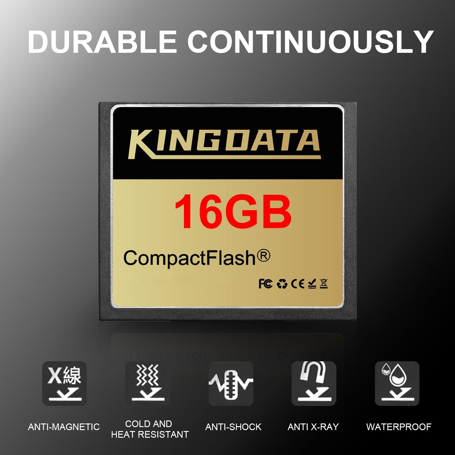 16GB CF400X Compact Flash Card FAT32 Type I for Equipment Vintage Digital Cameras image number 2