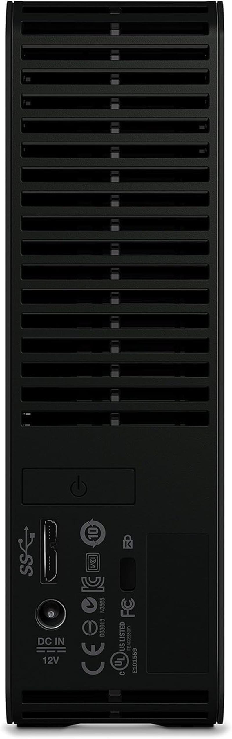 Western Digital 10TB Elements Desktop Hard Drive, WDBBKG0100HBK-AESN (Australian Version), Black image number 2