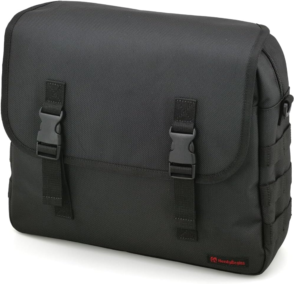 Henly Begins 30822 Daytona Motorcycle Side Bag 10L Saddle Bag DHS-25 Black image number 4