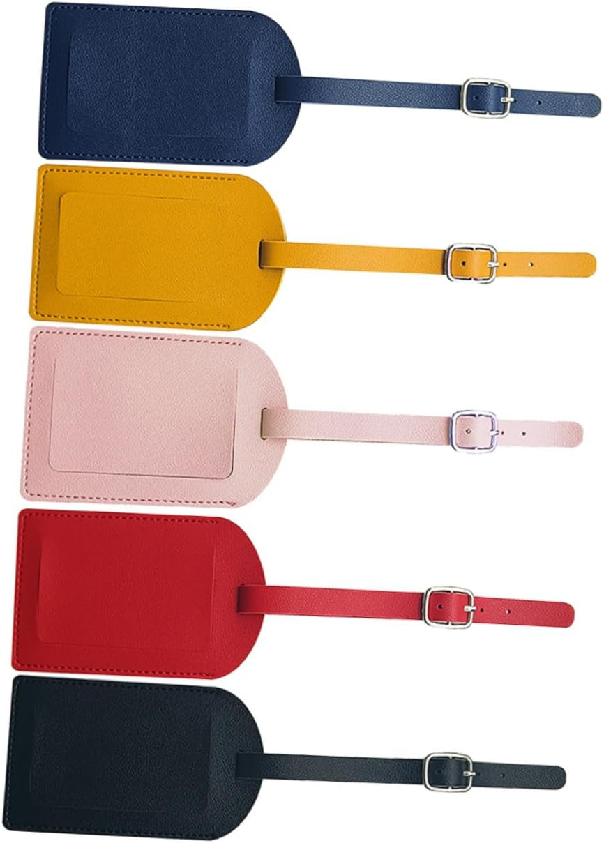 GLSTOY 5Pcs Convenient Luggage Tags for Travel Business Trip Suitcase Labels Ring image number 5