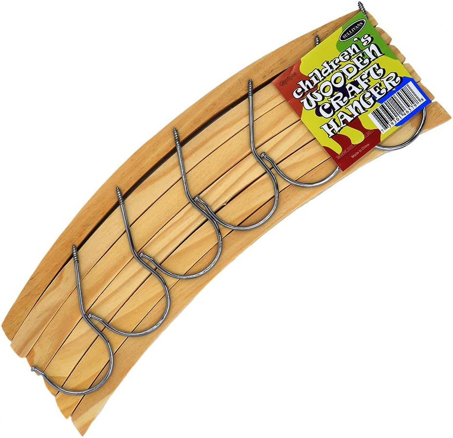 Sullivans Wooden Coat Hanger for Child 6-Pieces image number 1