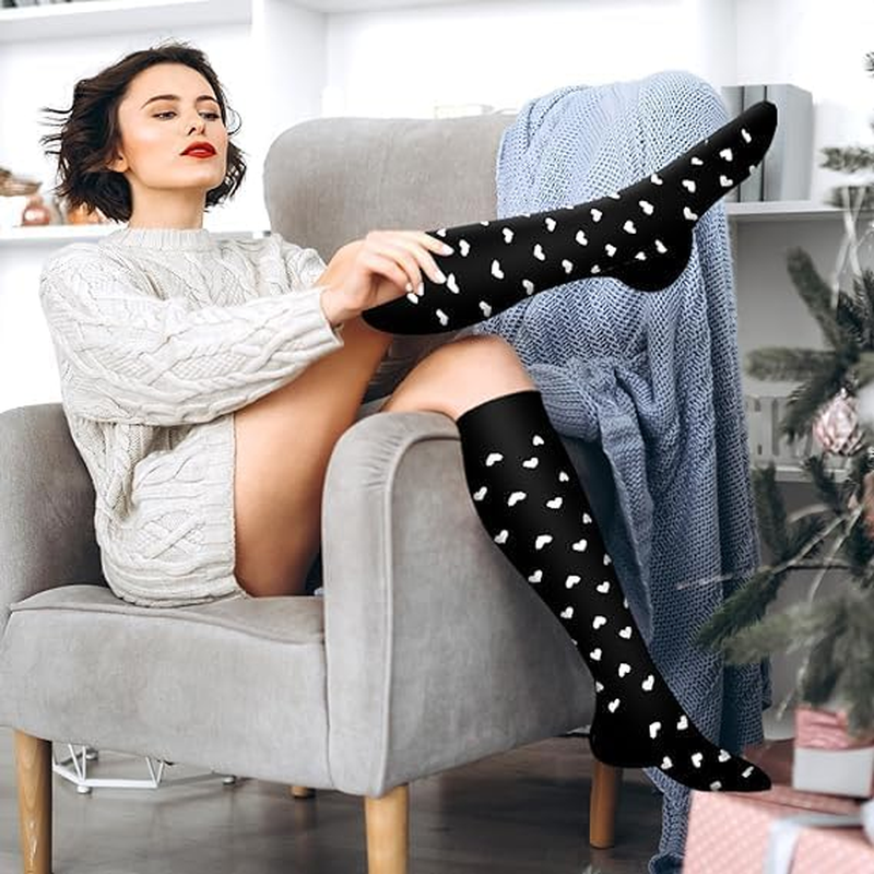 Compression Socks for Women & Men Circulation (6 Pairs) 15-20 Mmhg Is Best Support for Athletic Running Cycling