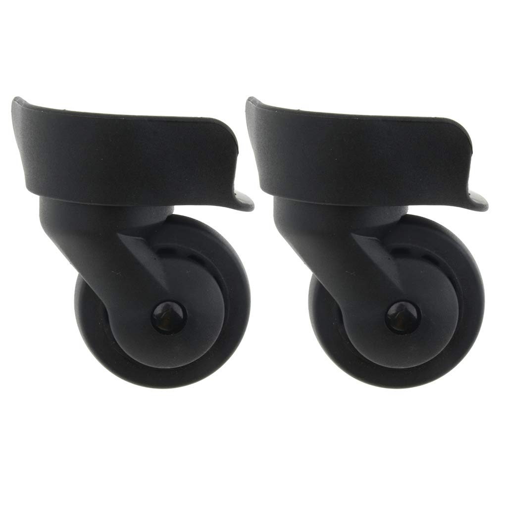 Baosity 1 Pair Universal Swivel Luggage Suitcase Wheel Replacement Caster ?A65-Size L? image number 4
