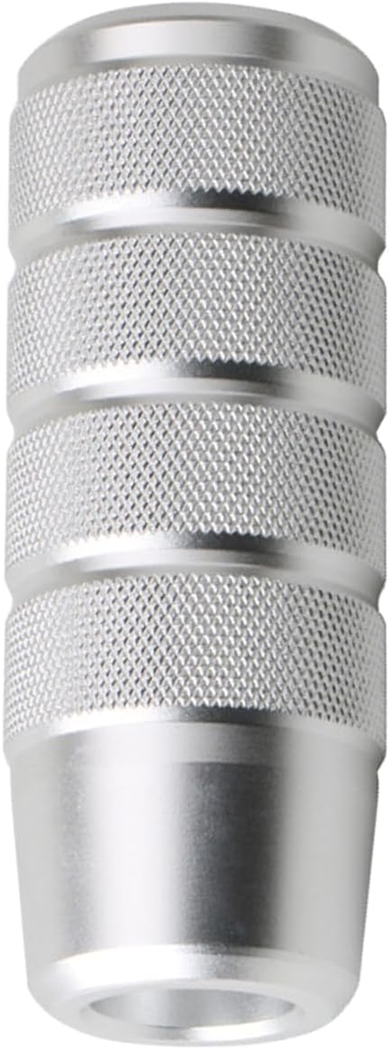 Osilly 95Mm/3.74" Car Shifter Knob, Aluminum Weighted Automotive Gear Shift Manual Knobs Lever with 3 Threaded Adapters M8 M10 M12 X 1.25, Universal for Vehicle（Silver） image number 3