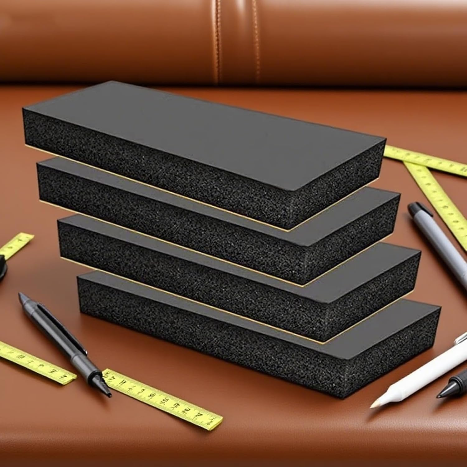 Garage Wall Protector for Car Doors - Foam Bumper Guards for Car Door Protection | 4 Pieces Self Adhesive Automotive Protection Accessories for Parking Collision Scratch image number 4