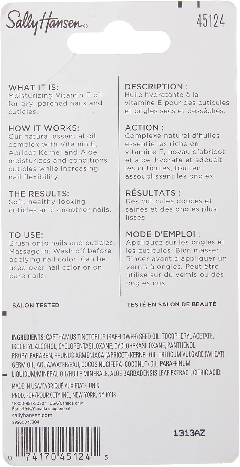 Sally Hansen Vitamin E Nail and Cuticle Oil (Pack of 2) image number 6