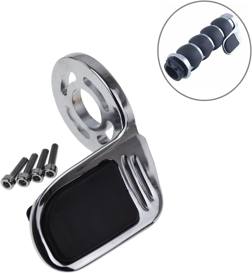 HDBUBALUS Motorcycle Wrist Pad Rest Throttle Cruise Assist Adjustable Paddle Hand Grips Control image number 1