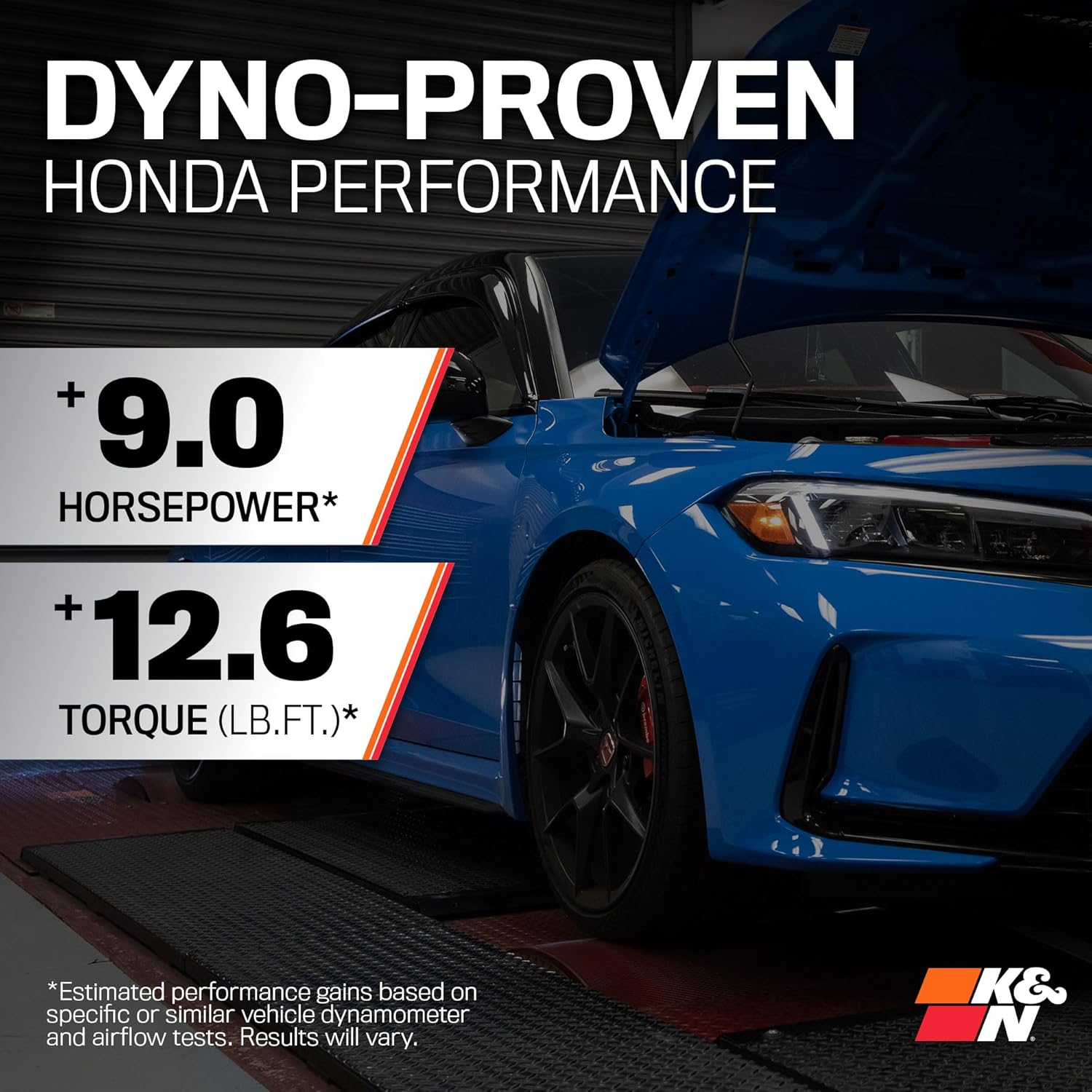 K&N 63-3516 63 Series Aircharger Performance Air Intake System Kit for 2021 Honda Civic 1.5L L4 Gas