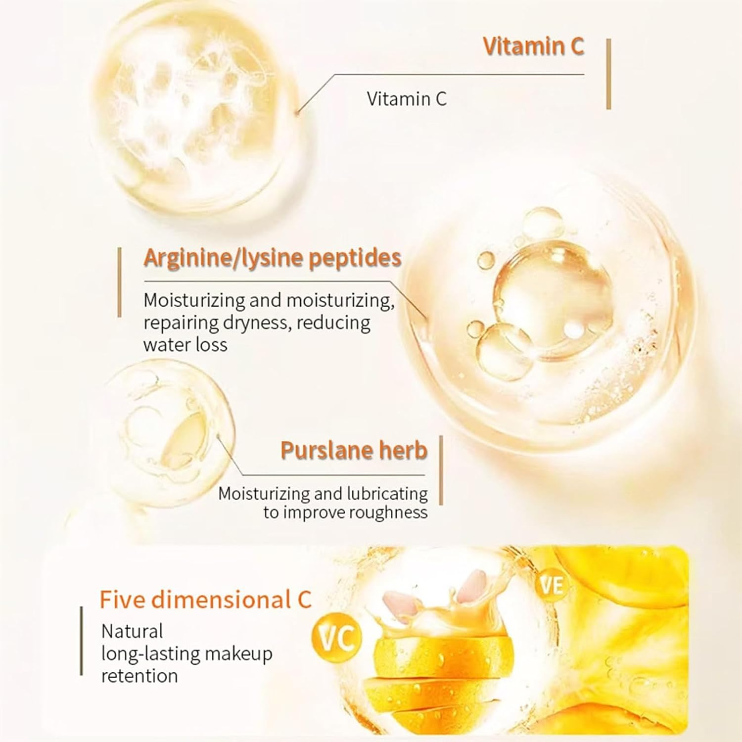 Vitamin C Tone up Cream Set, 2025 NEW VC Cream for Face, Quick Makeup Moisturizer, Lightweight VC Toner​​-Blended Formula for Smoothing & Glowing All Skin Types (3Pcs)