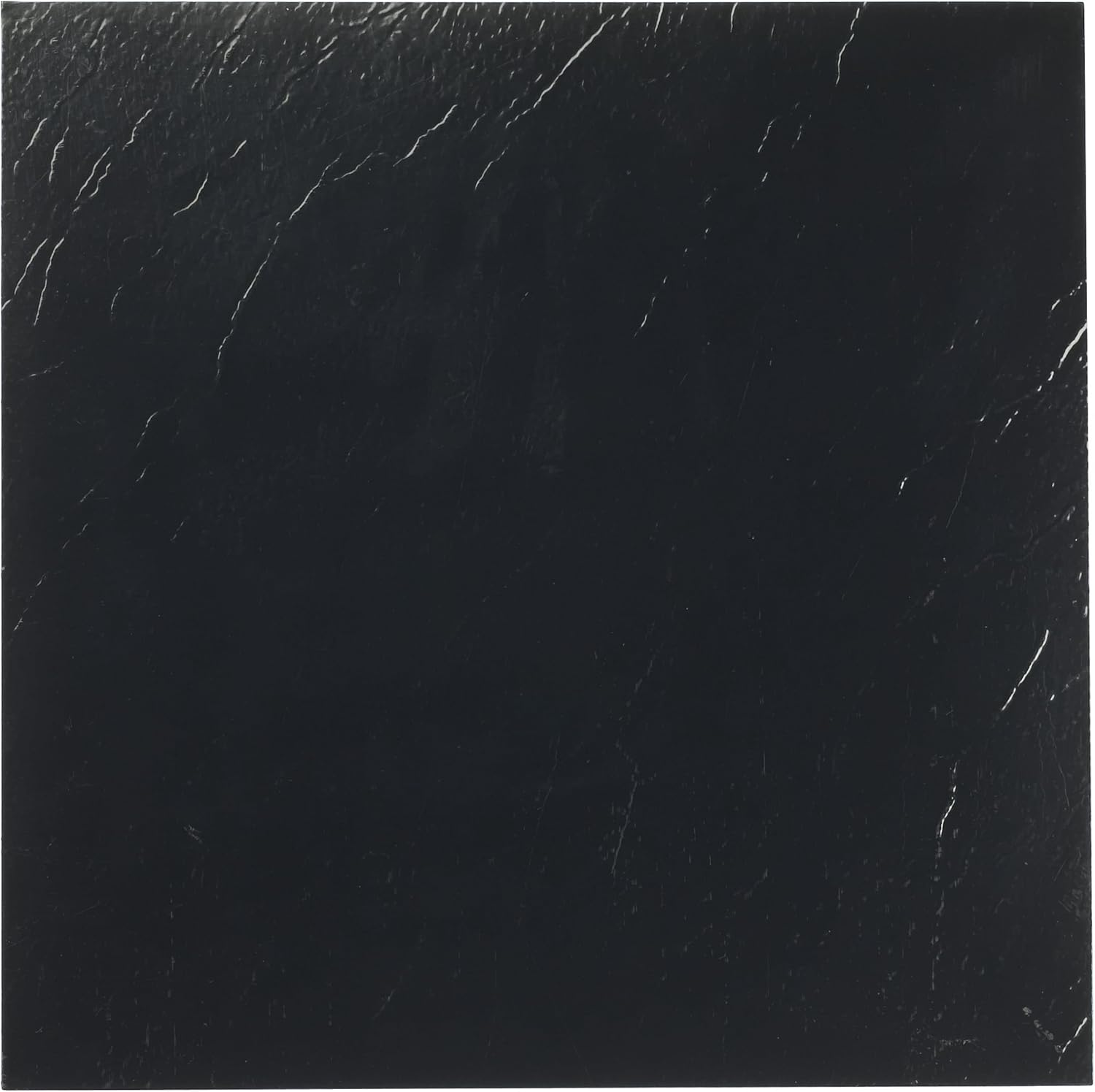 Achim Home Furnishings FTVSO10120 Nexus 12-Inch Vinyl Tile, Solid Black, 20-Pack