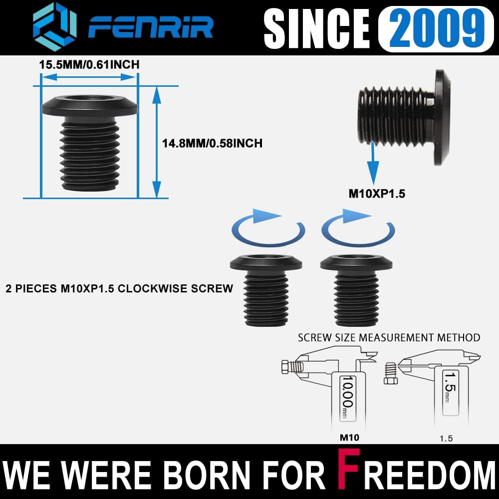 FENRIR Motorcycle Mirror Blind Plug Motorcycle Mirror Cover Screws Thread 304 Stainless Steel for M10XP1.5 Rninet R12Ninet R12 S1000R F800R F900R R1200R R1250R K1200R K1300R F900XR S1000XR image number 1