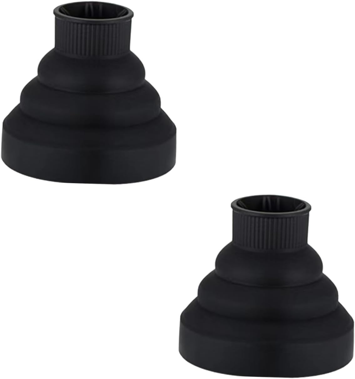 Healeved 2Pcs Silicone Hair Diffuser Cover for Blow Dryer Home Salon Hair Dryer Diffuser Attachment to Protect Curly