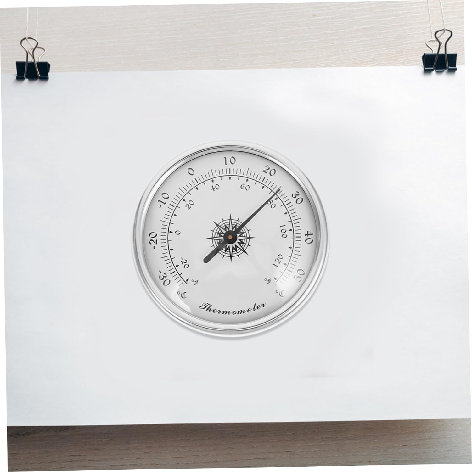 Thermometer Indoor Wall Mount Meat Thermometer Multi-Function Hygrometer image number 1