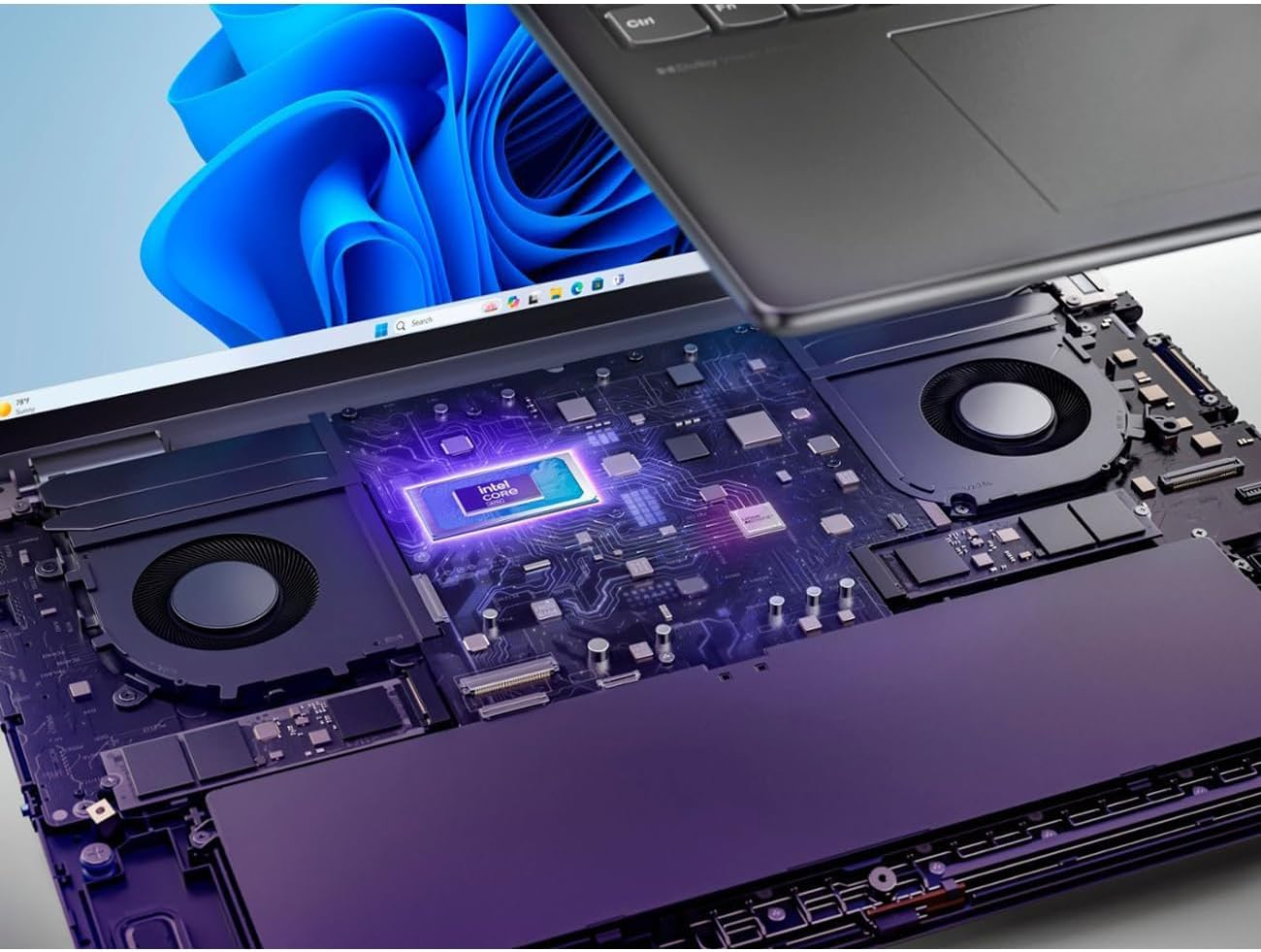 Lenovo Yoga 7I 2-In-1 Laptop, 16" 2K Touchscreen Display, Core Ultra 7 155U (Up to 4.80 Ghz), 16GB DDR5, 1TB Pcie SSD, Wi-Fi 6E, Backlit KB, FP Reader, TB 4, Webcam, Keypad, PDG HDMI, Win 11 Pro image number 3