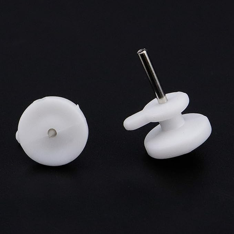 100PCS Hardwall Picture Hook White Mini Non-Marking Hooks Invisible Hook Nail Photo Frame Hangers for Hard Wall Picture Frames Oil Painting Posters Frame Hangers for Home Office Hanging Picture Photo image number 1