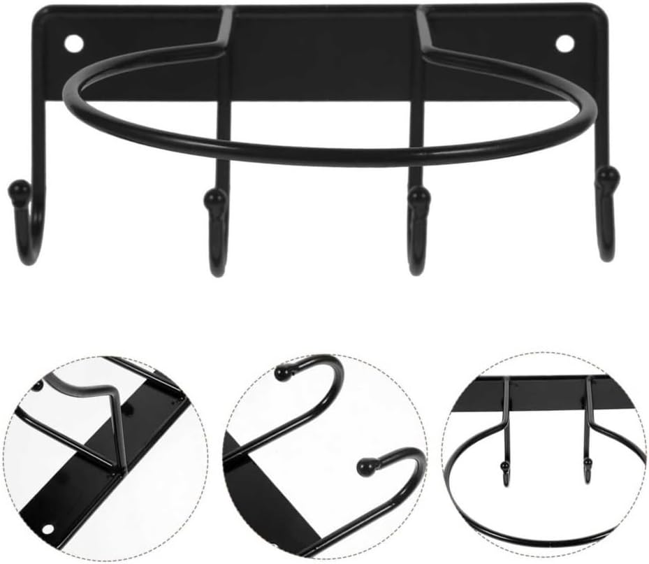 2 PCS Basketball Storage Rack,Wall Mount Ball Stand with Hooks,Basketball Storage Rack Creative Single Layer Basketball Display Rack,Room Decoration Spheres Display Shelving Sports Equipment Organizer image number 1