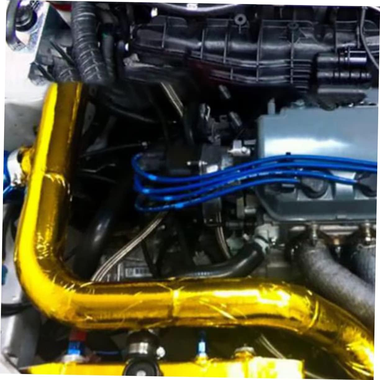 Healvian Foil Seal Tape Fireproof Adhesive Tape for Kitchen Range Hoods Automotive Engine Building Maintenance Strong Adhesion Excellent Thermal Insulation image number 6