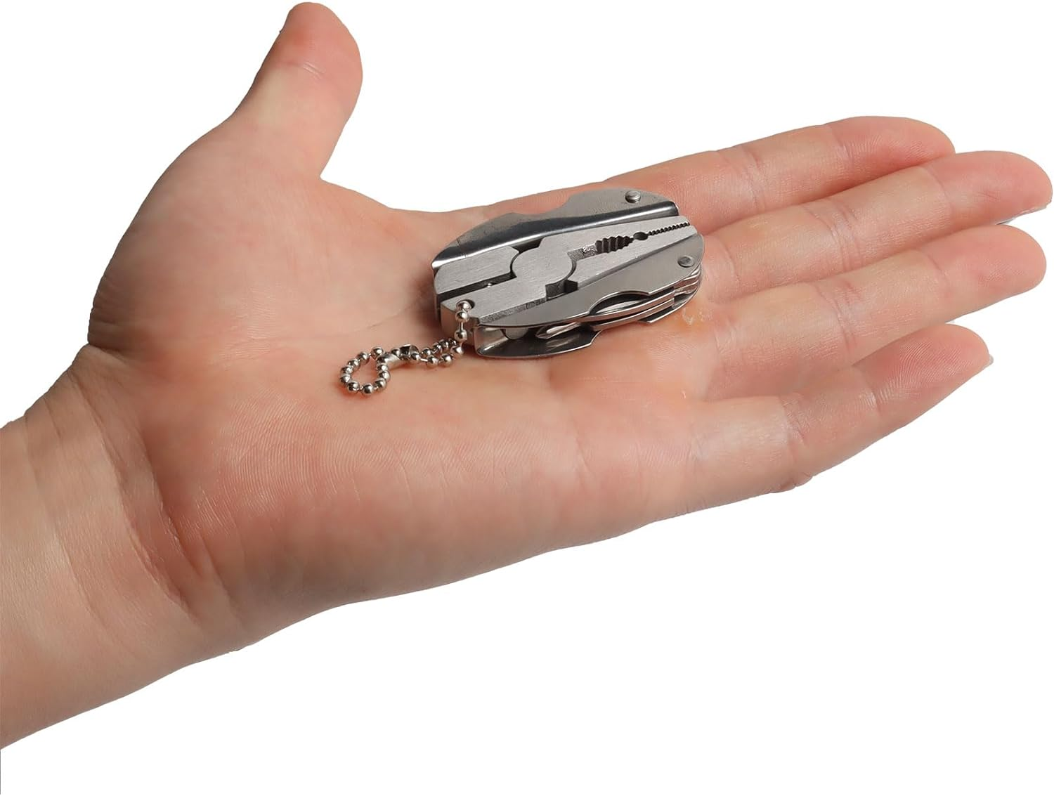 Polished 6-In-1 Stainless Steel Multifunctional Pliers Multi Tools Set with Sheath, Mini