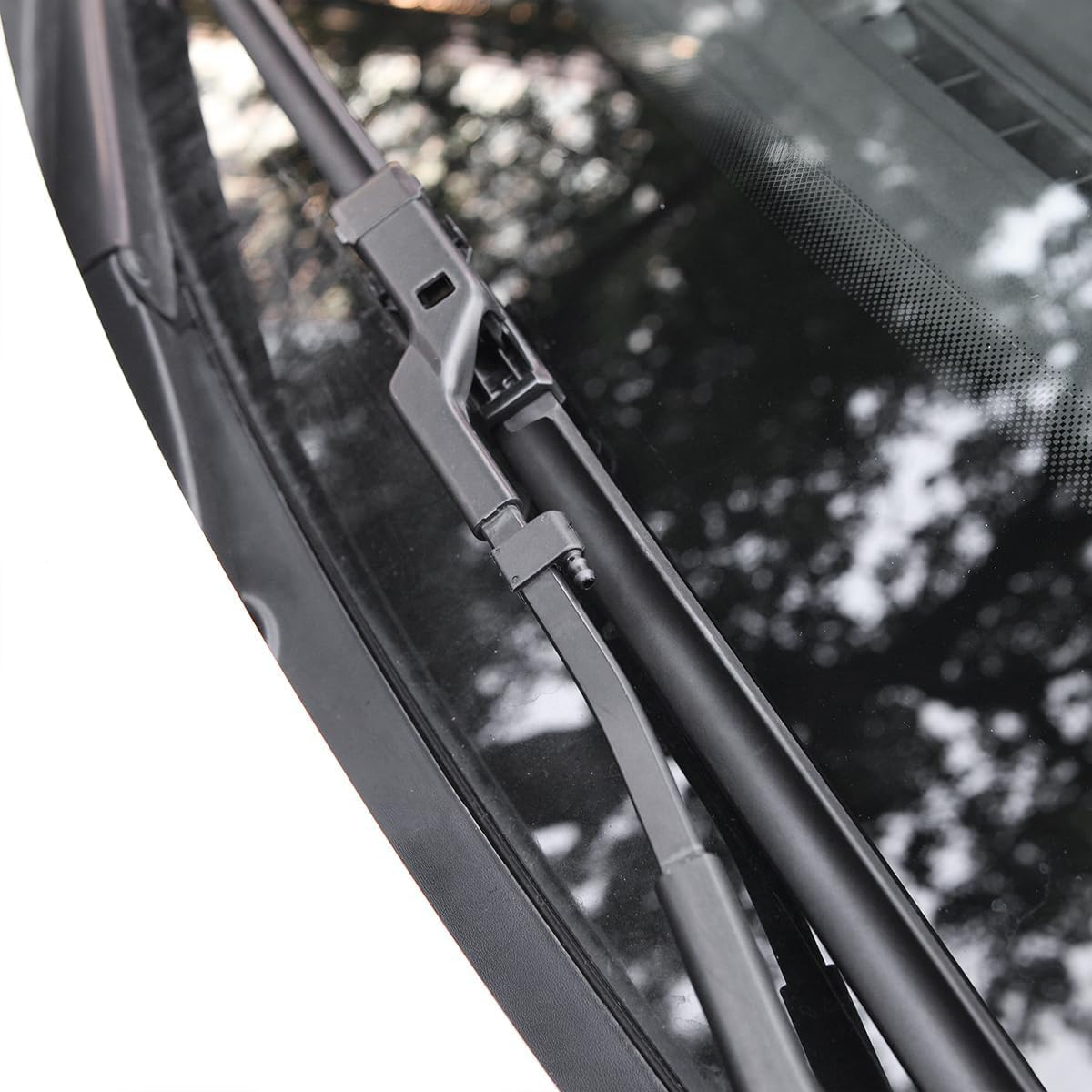 2 PCS Windshield Wiper Arm Nozzle Jet, Windshield Washer Nozzle Kit with 2M Fluid Hose and 4 Pcs Hose Connectors, Wiper Sprayer Replacement Kit 2E1955985 2E1955986 (2*Nozzle+4*Connectors+Hose) image number 5