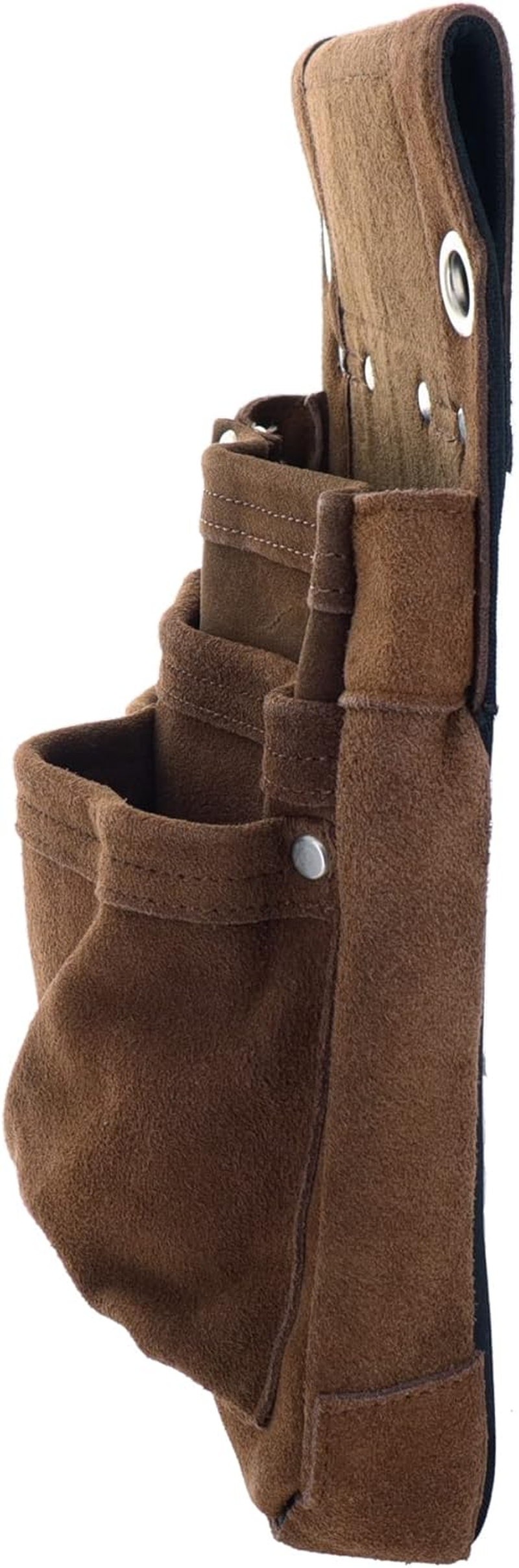 Sankyo Corporation DBLTACT Suede Genuine Leather Nail Bag, 2 Tiers image number 2