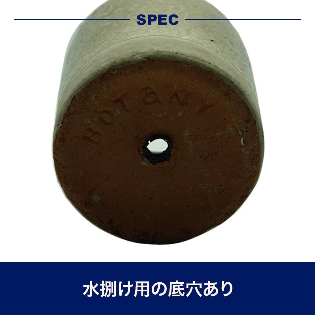 Dulton CH13-G476LGN Color Glazed Pot, Gardening Supplies, Color Lime Green, Size M, with Bottom Hole image number 2