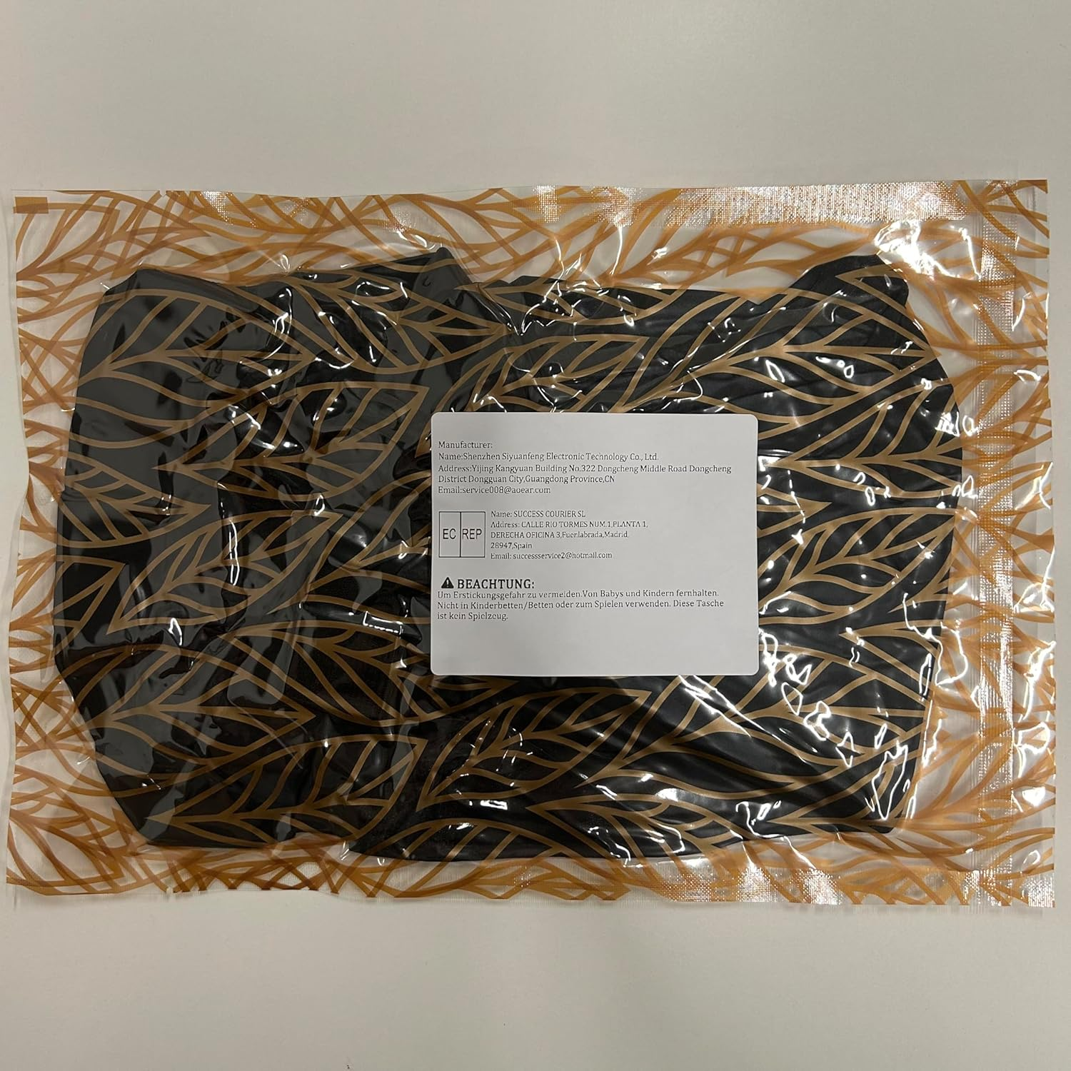 FOLAI 1 X Satin Bonnet Night Sleep Double for Curly Hair, Breathable, Adjustable Sleep Cap with Elastic Band for Attaching to the Head for Women and Girls image number 1