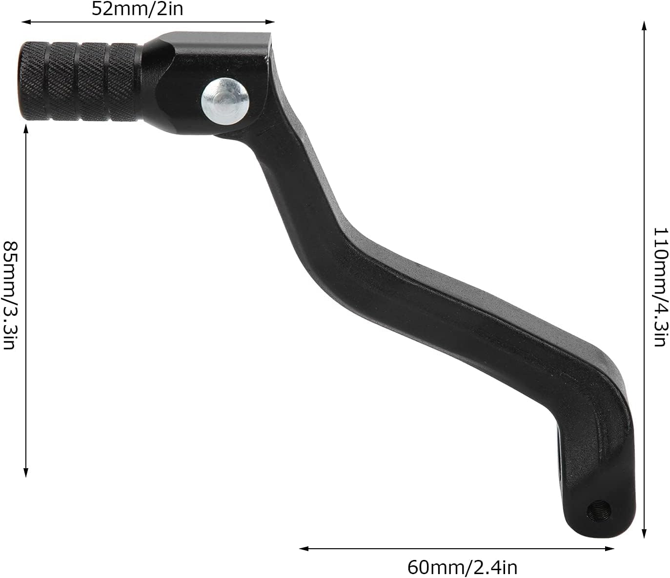 Gear Shift Lever,Gear Shift Lever Aluminium Alloy Folding Foot Shifter Replacement for CG CB NC 125 150 200 250 450 Dirt Pit Bikes image number 3