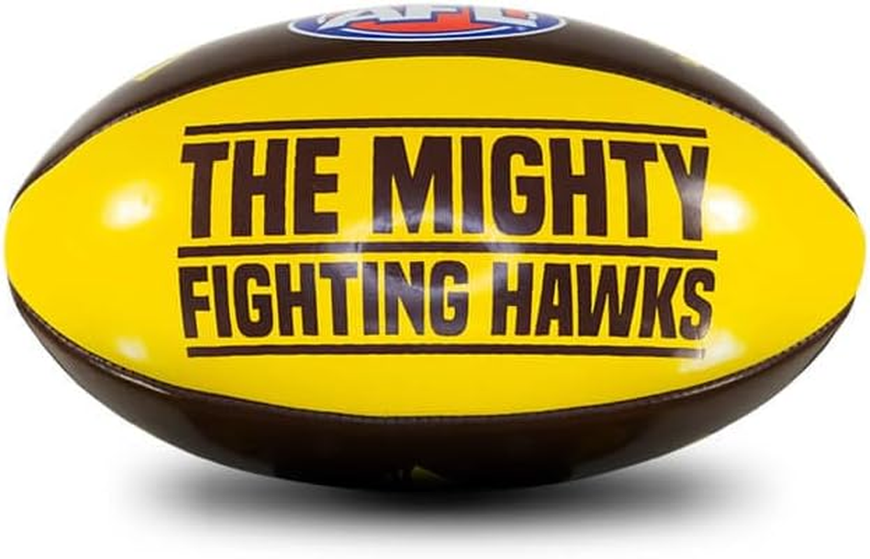 Sherrin Hawthorn Hawks AFL Team Softie Football, Size 20Cm image number 2