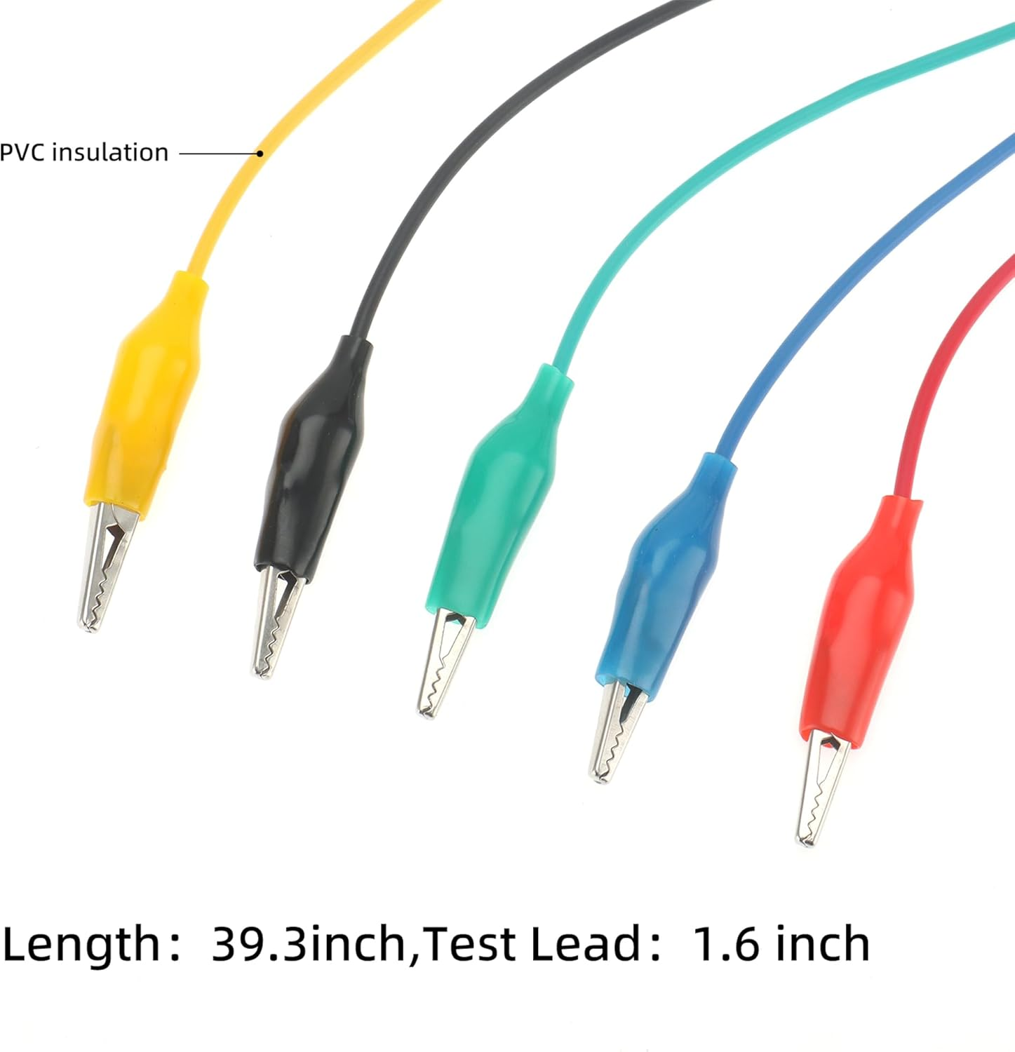 DIANN 39Pcs Back Probe Test Kits 4Mm Banana Plug to Alligator Clips Test Wires Wire Piercing Probes Automotive Test Leads Set for Vehicle Automotive Car Circuit Electrical Diagnostic Testing image number 2