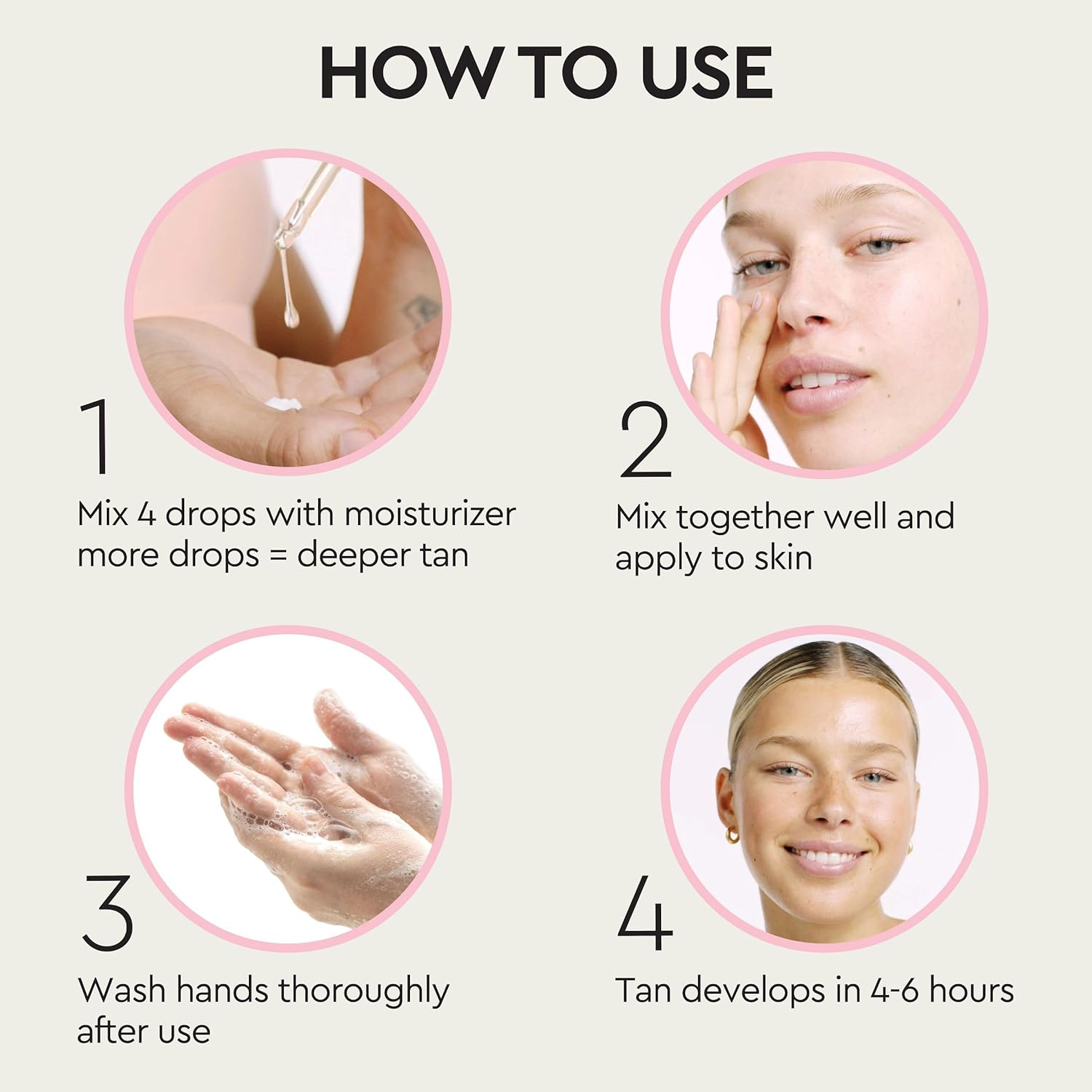 Tanologist Fake Tan Drops Dark (30 Ml) Add Self Tanning Drops to Skin Care for Sensitive Skin Dermatologist Approved Clean Ingredients & Vegan image number 2