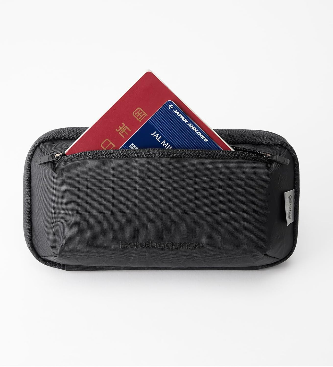 Belluf Urban Explorer Mini Shoulder Bag, Made in Japan, Smartphone and Passport Storage, Wallet Black, Black