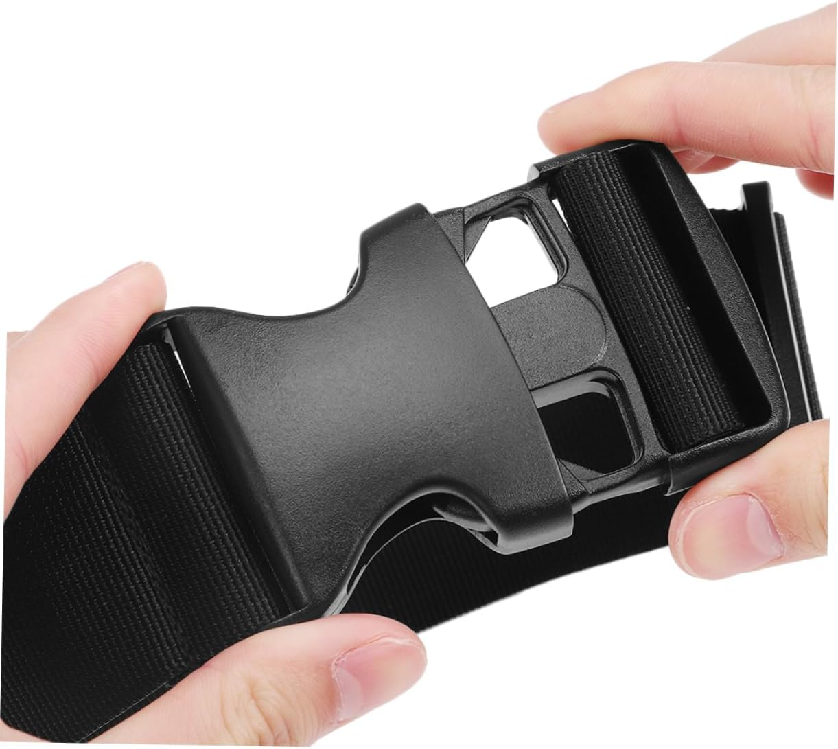 TOVINANNA 5Pcs Luggage Straps Quick-Release Buckle Suitcase Binding Straps for Outdoor and Travel image number 2