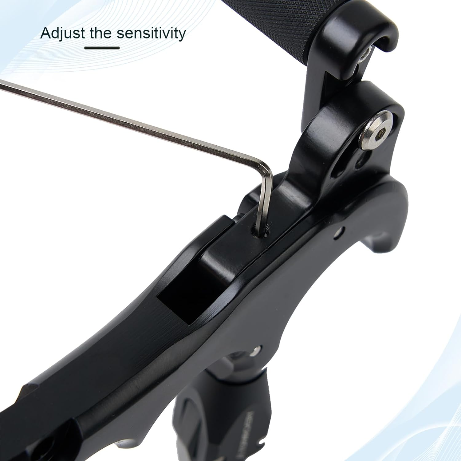 TOPARCHERY Compound Bow Release Archery Release Aids Thumb Release 360&deg;Rotating Bow Release, 4 Finger Bow Release, Aluminum, Compound Bow Accessories - Red image number 2