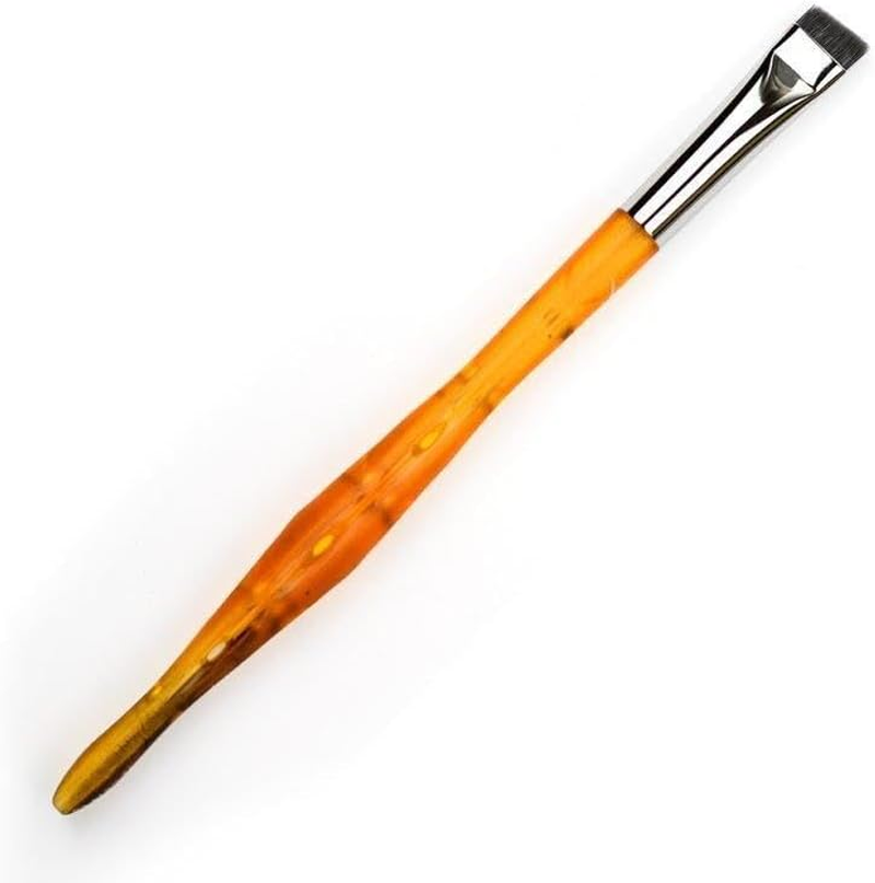 Makeup Brush YS-CE14-EB Amxbk (Amber Shaft, Black Tip)