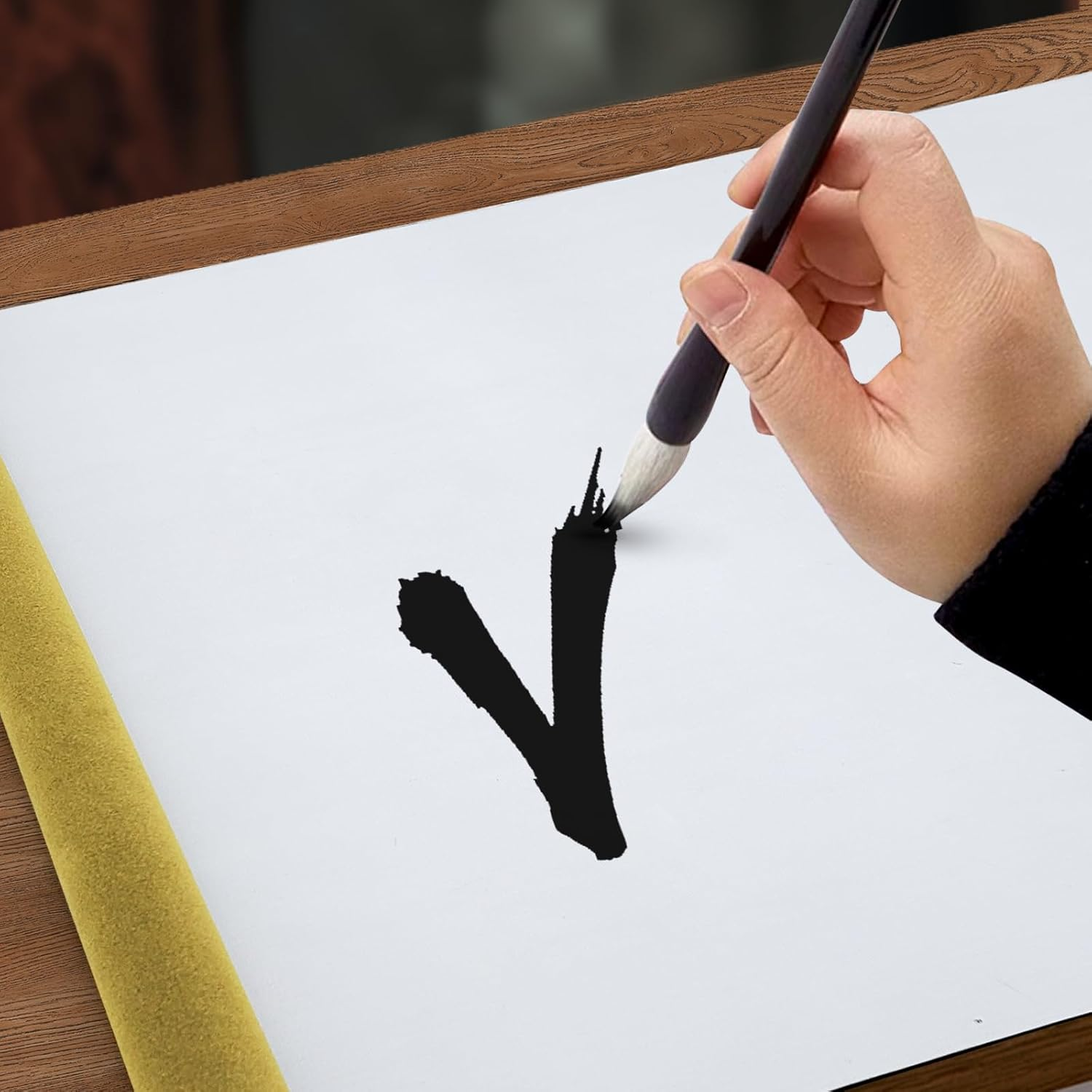 2Pcs Water Writing Cloth Water Paper Chinese Magic Cloth Reusable Mat for Calligraphy Practice and Beginners140*43Cm image number 5