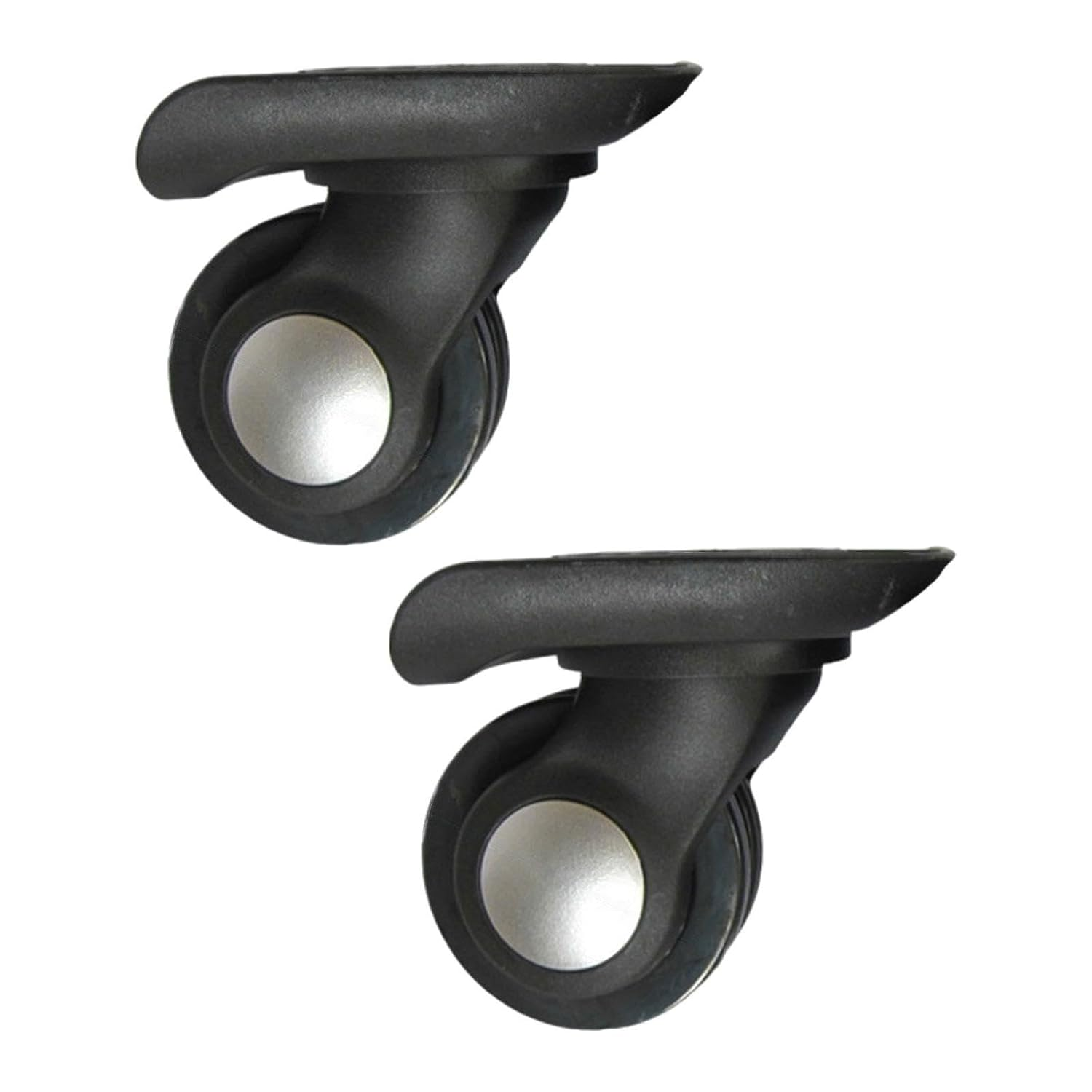 Generic 2 Pieces Luggage Wheels Luggage Suitcase Wheels Repair Parts Flexible Wear Resistant Trolley Case Casters Travel Bag Wheels image number 3