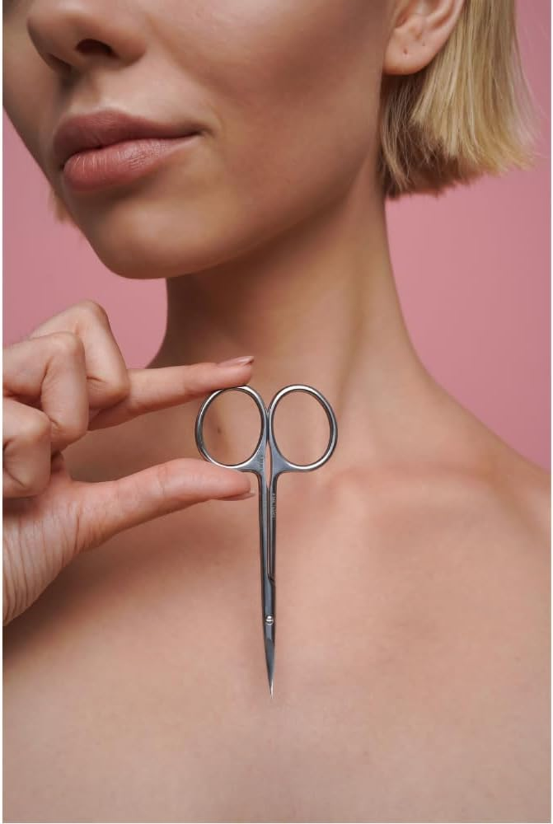 STALEKS Pro Professional Cuticle Scissors Ergonomic Rings Stainless Steel SE-50/3 image number 3