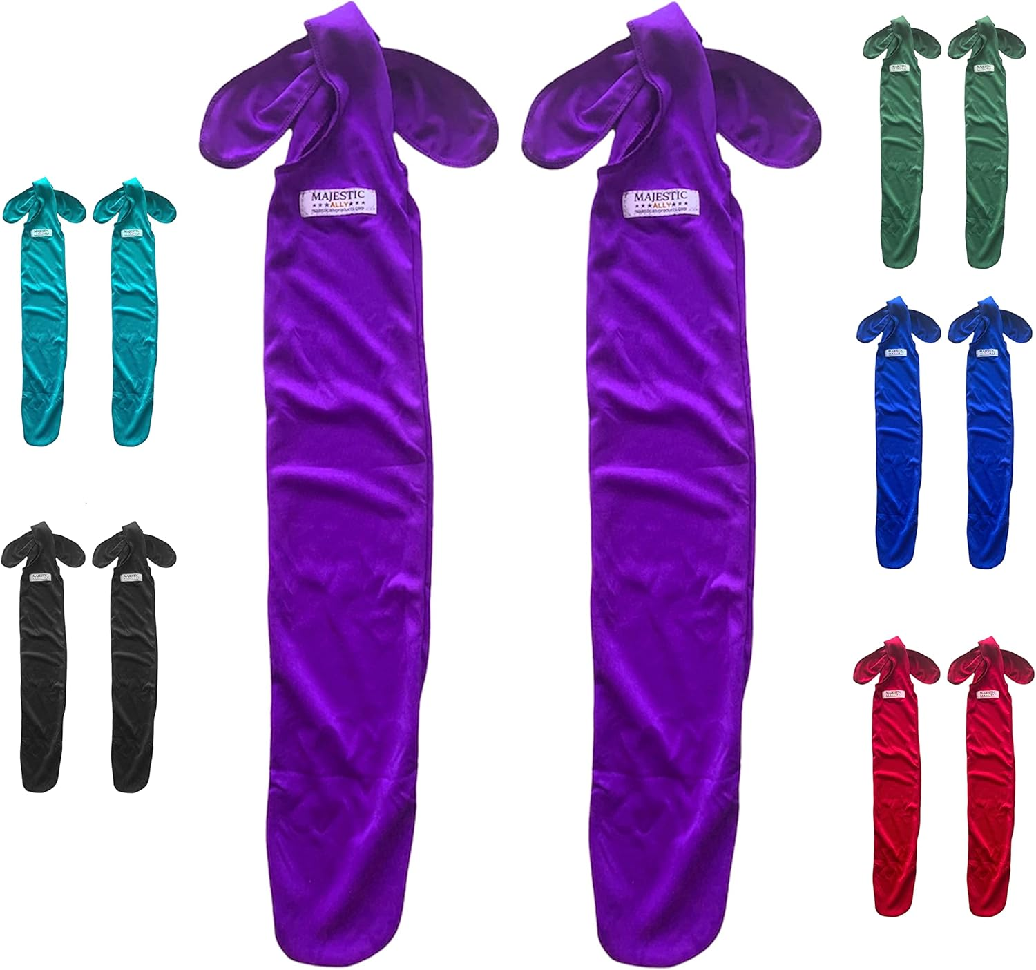 Majestic Ally Lycra Tail Bag for Horses - to Keep the Tail Clean and Protected - Set of 2