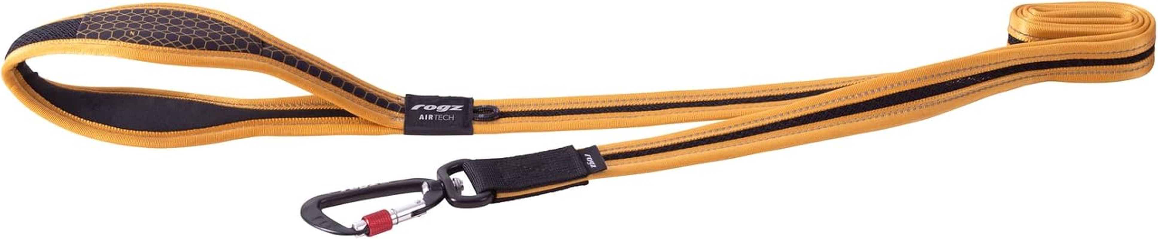 Rogz Airtech Classic Dog Lead, Burnt Ochre, Large image number 1