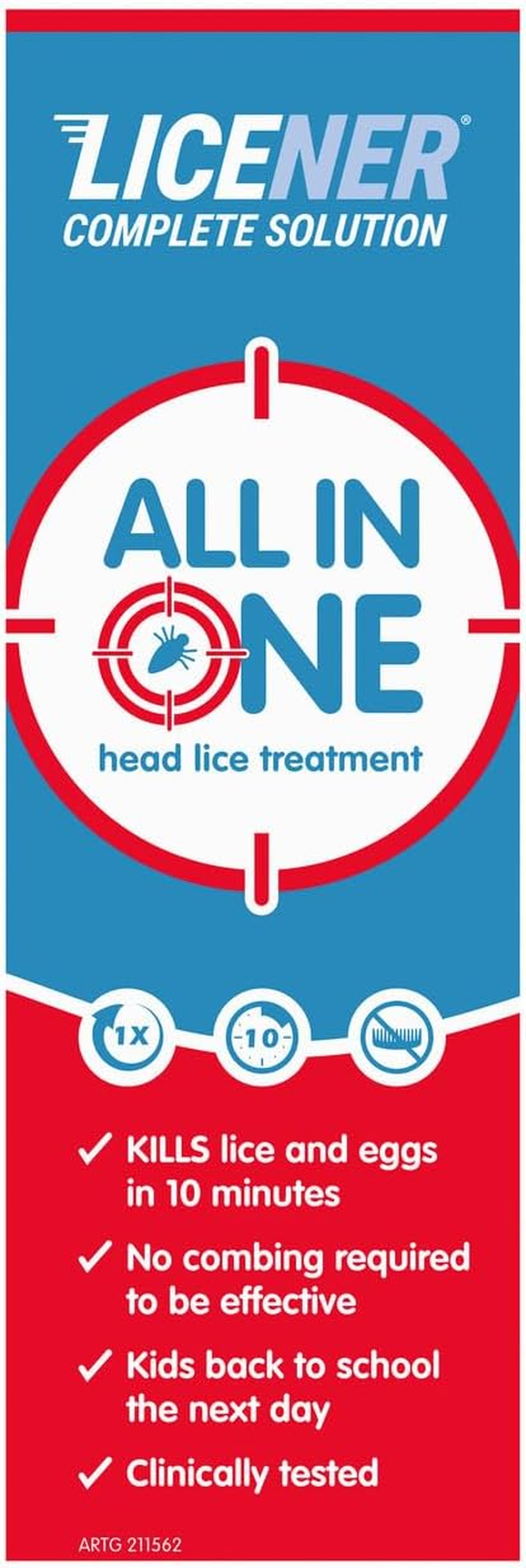 Licener Complete Solution All-In-One Head Lice Single Treatment Shampoo 100 Ml image number 6