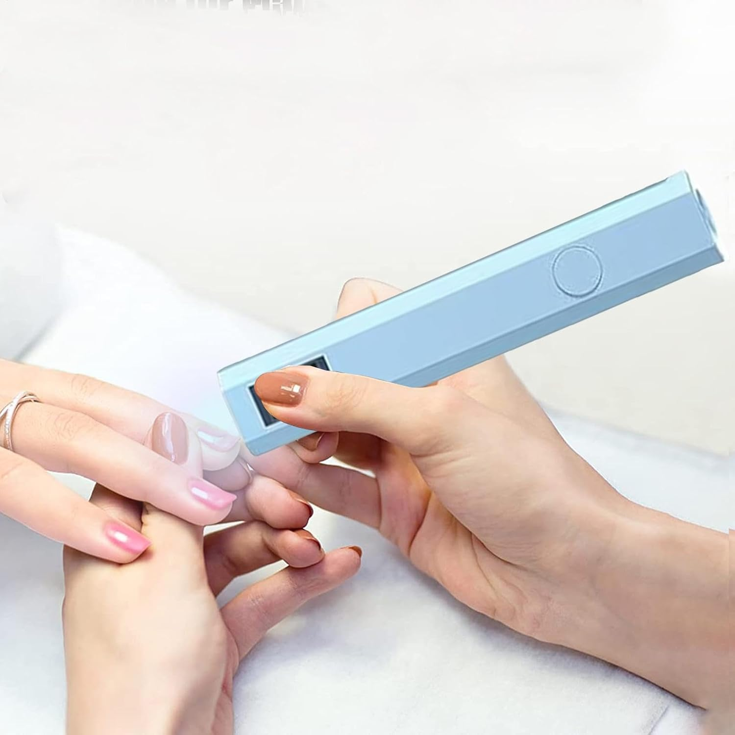 UV Nail Lamp, LED Nail Lamp | UV LED LED Gel Light with 3 Timer | Portable Manicure Light Nail Dryer for Home Shop Beauty Salon