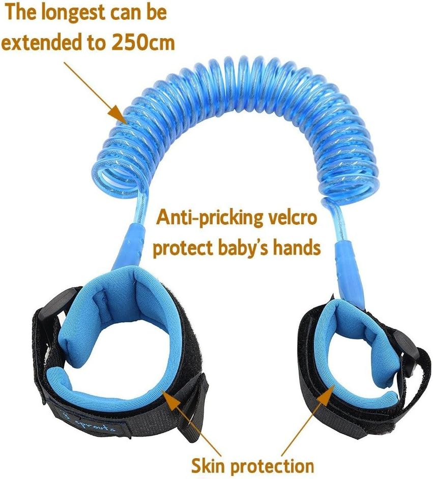 XUNQUCOM Baby Kids Safety Anti-Lost Strap Walking Harness Toddler Wrist Band Leash Belt image number 1